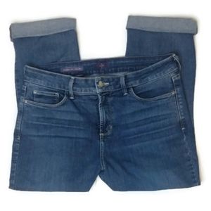 NYDJ Marylin Straight Cropped Jeans Size 14